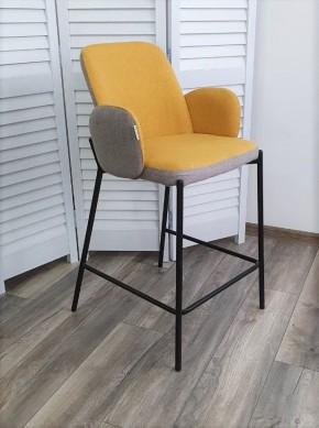 Полубарный стул NYX (H=65cm) VF106 желтый / VF120 серый М-City в Дегтярске - degtyarsk.mebel24.online | фото 2