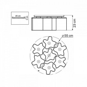 Потолочная люстра Lightstar Nubi 802070 в Дегтярске - degtyarsk.mebel24.online | фото 6