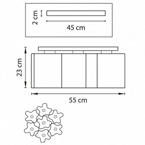Потолочная люстра Lightstar Nubi 802073 в Дегтярске - degtyarsk.mebel24.online | фото 2
