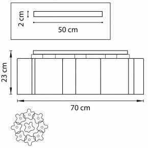 Потолочная люстра Lightstar Nubi 802097 в Дегтярске - degtyarsk.mebel24.online | фото 2