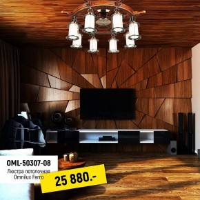 Потолочная люстра Omnilux Ferro OML-50307-08 в Дегтярске - degtyarsk.mebel24.online | фото 2
