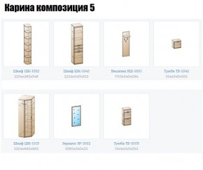 Прихожая Карина (модульная) в Дегтярске - degtyarsk.mebel24.online | фото 2