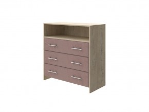 PROxSON Комод Varna (ЛДСП Бунратти+ткань Бунратти/Ultra Горячий шоколад) 90x40 в Дегтярске - degtyarsk.mebel24.online | фото