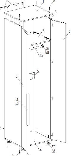 Шкаф 2-ств. для одежды "Лео" в Дегтярске - degtyarsk.mebel24.online | фото 2