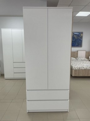 Шкаф 2-ств. с 2 ящиками "Бьянко" в Дегтярске - degtyarsk.mebel24.online | фото 3