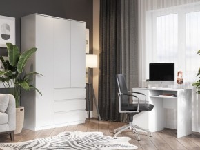 Шкаф 3-ств. с 3 ящиками "Бьянко" в Дегтярске - degtyarsk.mebel24.online | фото 4