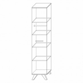 Шкаф 400 Вега Скандинавия в Дегтярске - degtyarsk.mebel24.online | фото 4