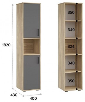 Шкаф для белья Оскар в Дегтярске - degtyarsk.mebel24.online | фото 3