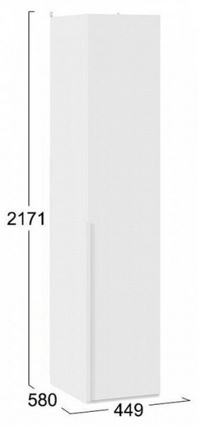 Шкаф для белья Порто СМ-393.07.001 в Дегтярске - degtyarsk.mebel24.online | фото 4