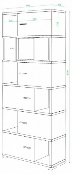 Шкаф комбинированный Домино СБ-30/6 в Дегтярске - degtyarsk.mebel24.online | фото 2