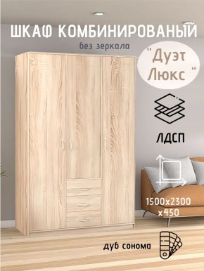 Шкаф комбинированный Дуэт Люкс без зеркала в Дегтярске - degtyarsk.mebel24.online | фото 5