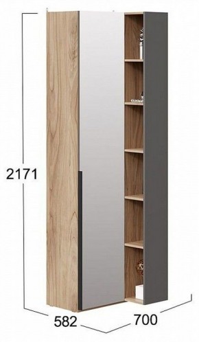 Шкаф комбинированный Порто СМ-393.21.025 в Дегтярске - degtyarsk.mebel24.online | фото 2
