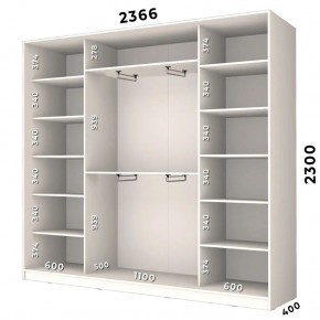 Шкаф-купе ХИТ 23-4-24/2-5555 (420) в Дегтярске - degtyarsk.mebel24.online | фото 2