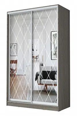 Шкаф-купе ХИТ 24-4-17-66 РОМБ БОЛЬШОЙ в Дегтярске - degtyarsk.mebel24.online | фото