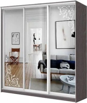 Шкаф-купе ХИТ 24-4-18-656 ОРНАМЕНТ в Дегтярске - degtyarsk.mebel24.online | фото