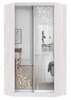 Шкаф-купе ХИТ-У-L-24-64-66 ОРНАМЕНТ в Дегтярске - degtyarsk.mebel24.online | фото