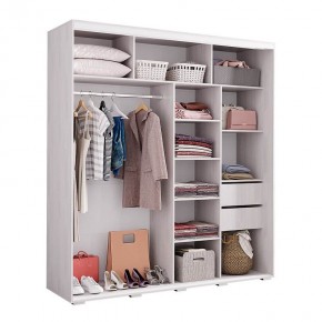 Шкаф-купе Крафт-6 (Ясень Белый) в Дегтярске - degtyarsk.mebel24.online | фото 2