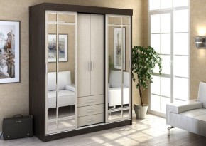 Шкаф-купе Лидер 1 венге-дуб в Дегтярске - degtyarsk.mebel24.online | фото 2