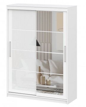 Шкаф-купе ШКП 3 Серия 2 (1600) Белый текстурный в Дегтярске - degtyarsk.mebel24.online | фото