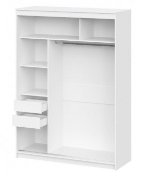 Шкаф-купе ШКП 3 Серия 2 (1600) Белый текстурный в Дегтярске - degtyarsk.mebel24.online | фото 2