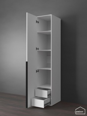 Шкаф Linnea MHR-1-3 2050х400х510 (Белый-М 11.1.2) в Дегтярске - degtyarsk.mebel24.online | фото 6