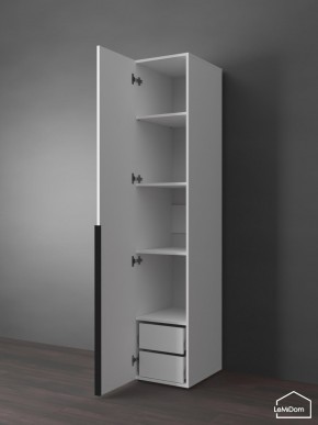Шкаф Linnea MHR-1-4 2050х400х510 (Белый-М 11.1.1) в Дегтярске - degtyarsk.mebel24.online | фото 5