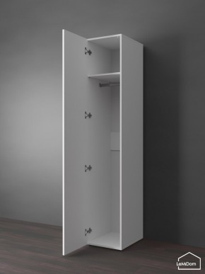 Шкаф Linnea MHR-1PO 2050х400х510 (Белый-М 11.1.2) в Дегтярске - degtyarsk.mebel24.online | фото 4