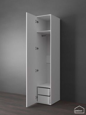 Шкаф Linnea MHR-1PO-3 2050х400х510 (Белый-М 11.1.2) в Дегтярске - degtyarsk.mebel24.online | фото 4