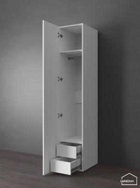 Шкаф Linnea MHR-1PO-3 2050х400х510 (Белый-М 11.1.2) в Дегтярске - degtyarsk.mebel24.online | фото 5