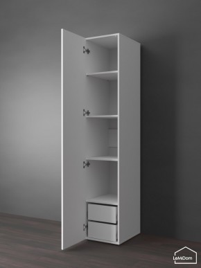 Шкаф Linnea MHR-1PO-4 2050х400х510 (Белый-М 11.1.1) в Дегтярске - degtyarsk.mebel24.online | фото 5