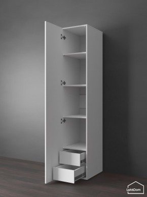 Шкаф Linnea MHR-1PO-4 2050х400х510 (Белый-М 11.1.2) в Дегтярске - degtyarsk.mebel24.online | фото 4