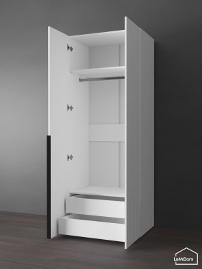 Шкаф Linnea MHR-2-3 2050х800х510 (Белый-М 11.1.2) в Дегтярске - degtyarsk.mebel24.online | фото 5