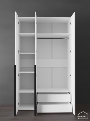 Шкаф Linnea MHR-3-2 2050х1200х510 (Белый-М 11.1.2) в Дегтярске - degtyarsk.mebel24.online | фото 6