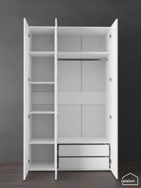 Шкаф Linnea MHR-3PO-2 2050х1200х510 (Белый-М 11.1.1) в Дегтярске - degtyarsk.mebel24.online | фото 6