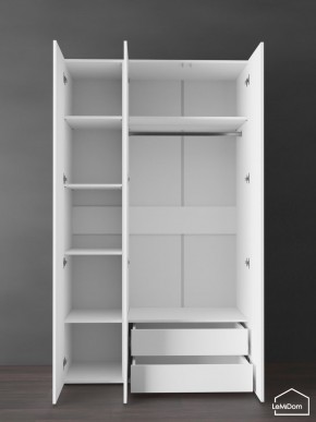 Шкаф Linnea MHR-3PO-2 2050х1200х510 (Белый-М 11.1.2) в Дегтярске - degtyarsk.mebel24.online | фото 5