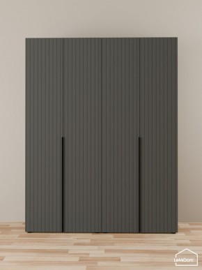 Шкаф Linnea MHR-4-1 2050х1600х510 (Графит-М 11.1.25) в Дегтярске - degtyarsk.mebel24.online | фото 1