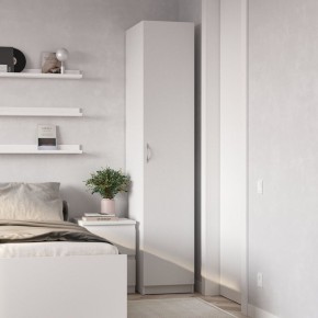 Шкаф ПЕГАС однодверный, цвет белый в Дегтярске - degtyarsk.mebel24.online | фото 4