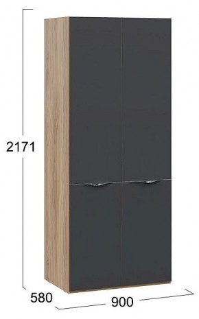 Шкаф платяной Глосс СМ-319.07.211 в Дегтярске - degtyarsk.mebel24.online | фото 4