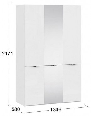 Шкаф платяной Глосс СМ-319.07.432 в Дегтярске - degtyarsk.mebel24.online | фото 4