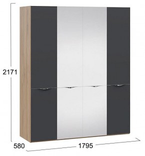 Шкаф платяной Глосс СМ-319.07.442 в Дегтярске - degtyarsk.mebel24.online | фото 3
