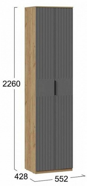 Шкаф платяной Хилтон Исп. 2 в Дегтярске - degtyarsk.mebel24.online | фото 6