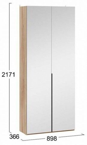 Шкаф платяной Порто СМ-393.07.224 в Дегтярске - degtyarsk.mebel24.online | фото 4