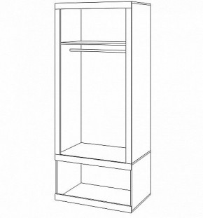 Шкаф платяной Toivo ШК90/60 Я в Дегтярске - degtyarsk.mebel24.online | фото 2
