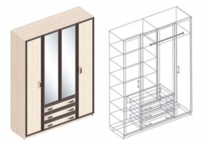 Шкаф "Наоми" 4-х створчатый в Дегтярске - degtyarsk.mebel24.online | фото