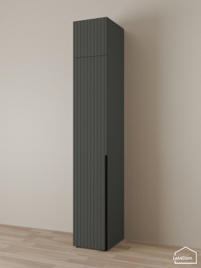 Шкаф с антресолью Linnea MHR-1A-2 2450х400х510 (Графит-М 11.1.25) в Дегтярске - degtyarsk.mebel24.online | фото 1