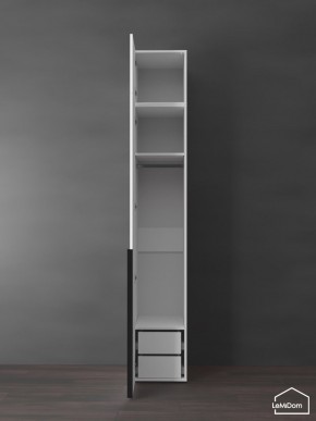 Шкаф с антресолью Linnea MHR-1A-3 2450х400х510 (Белый-М 11.1.2) в Дегтярске - degtyarsk.mebel24.online | фото 5