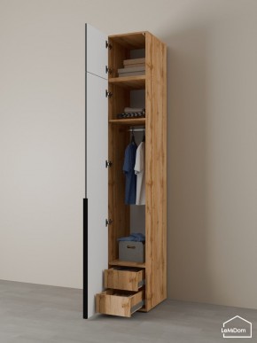 Шкаф с антресолью Linnea MHR-1A-3 2450х400х510 (ДВ-М 11.1.25) в Дегтярске - degtyarsk.mebel24.online | фото 5