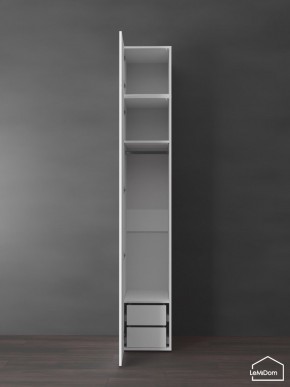 Шкаф с антресолью Linnea MHR-1POA-3 2450х400х510 (Белый-М 11.1.1) в Дегтярске - degtyarsk.mebel24.online | фото 5
