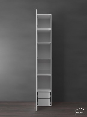 Шкаф с антресолью Linnea MHR-1POA-4 2450х400х510 (Белый-М 11.1.2) в Дегтярске - degtyarsk.mebel24.online | фото 6