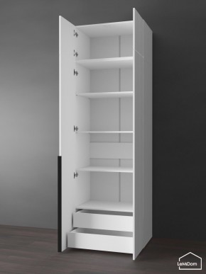 Шкаф с антресолью Linnea MHR-2A-4 2450х800х510 (Белый-М 11.1.2) в Дегтярске - degtyarsk.mebel24.online | фото 5